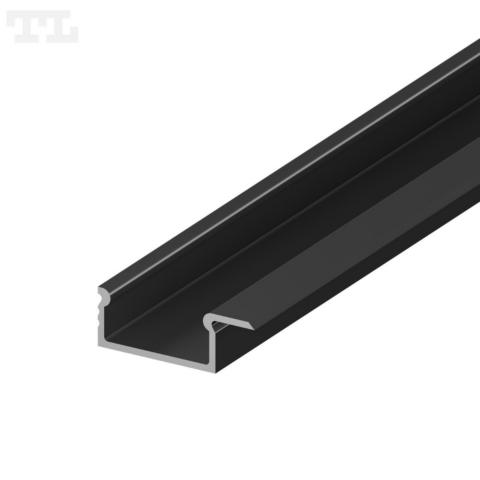 Alumiiniprofiili P6-2.5 2000mm Musta